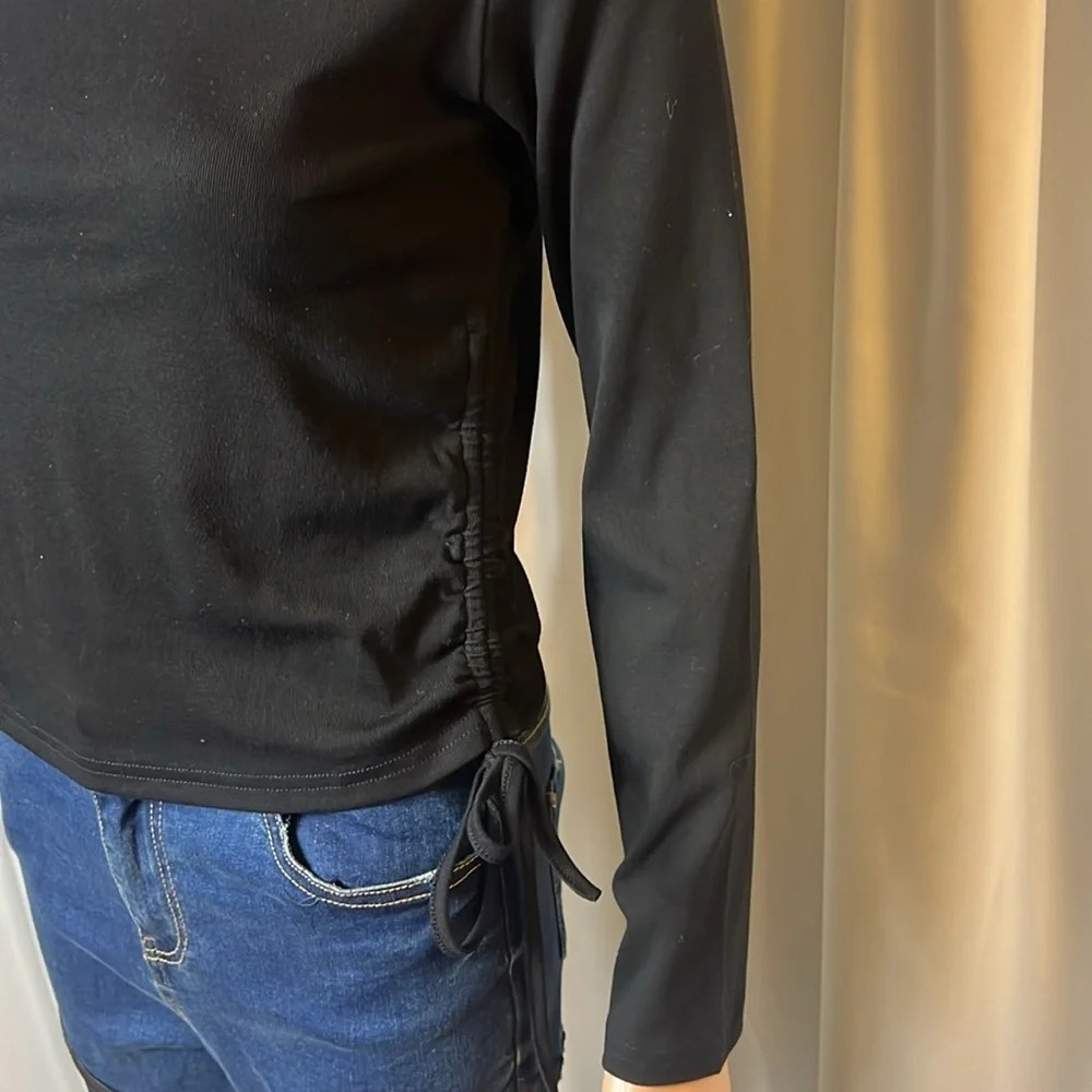 Side Drawstring Long Sleeve Drawstring Size L - Picture 2 of 7
